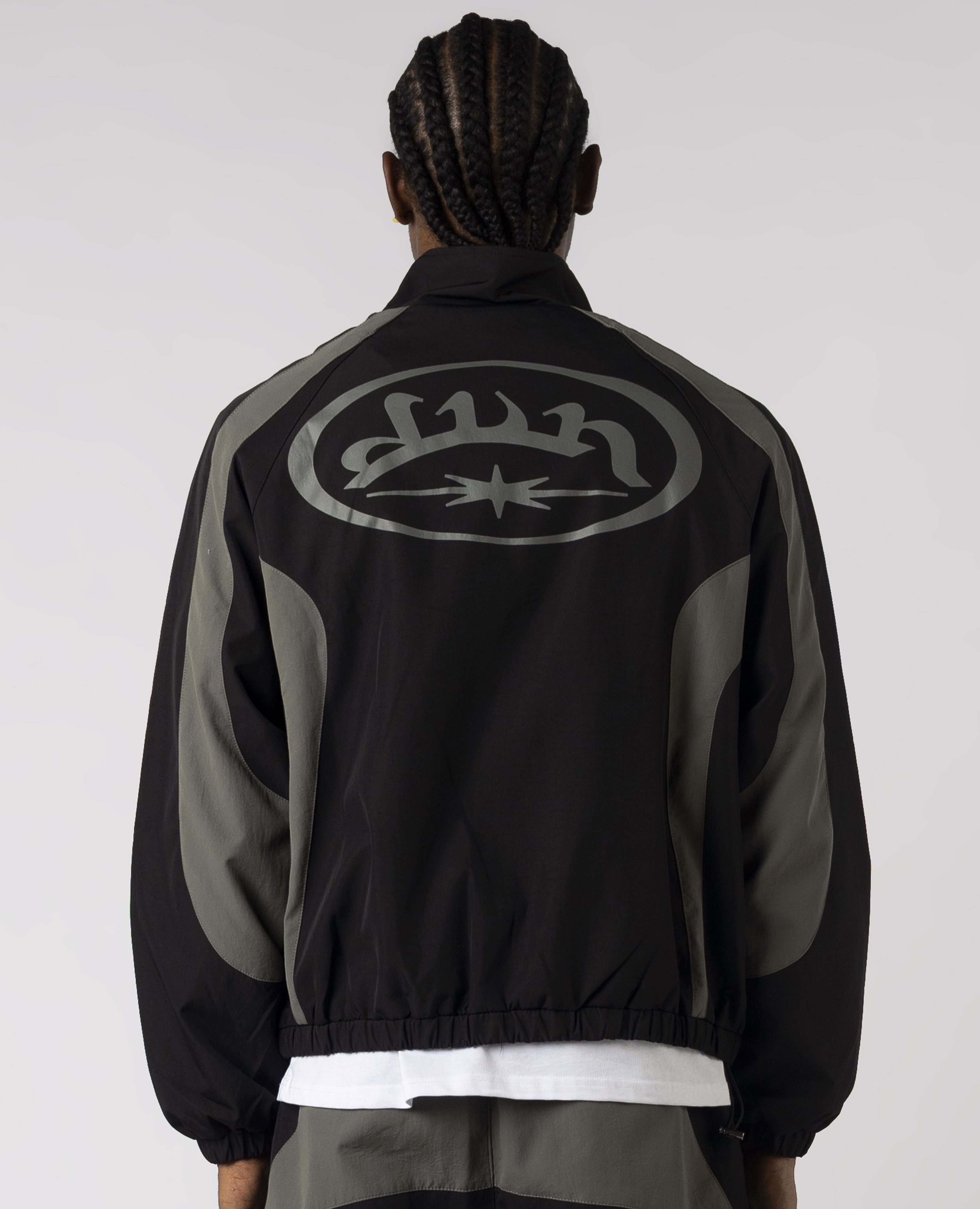 BLACK FUTURA1 TRACKSUIT JACKET