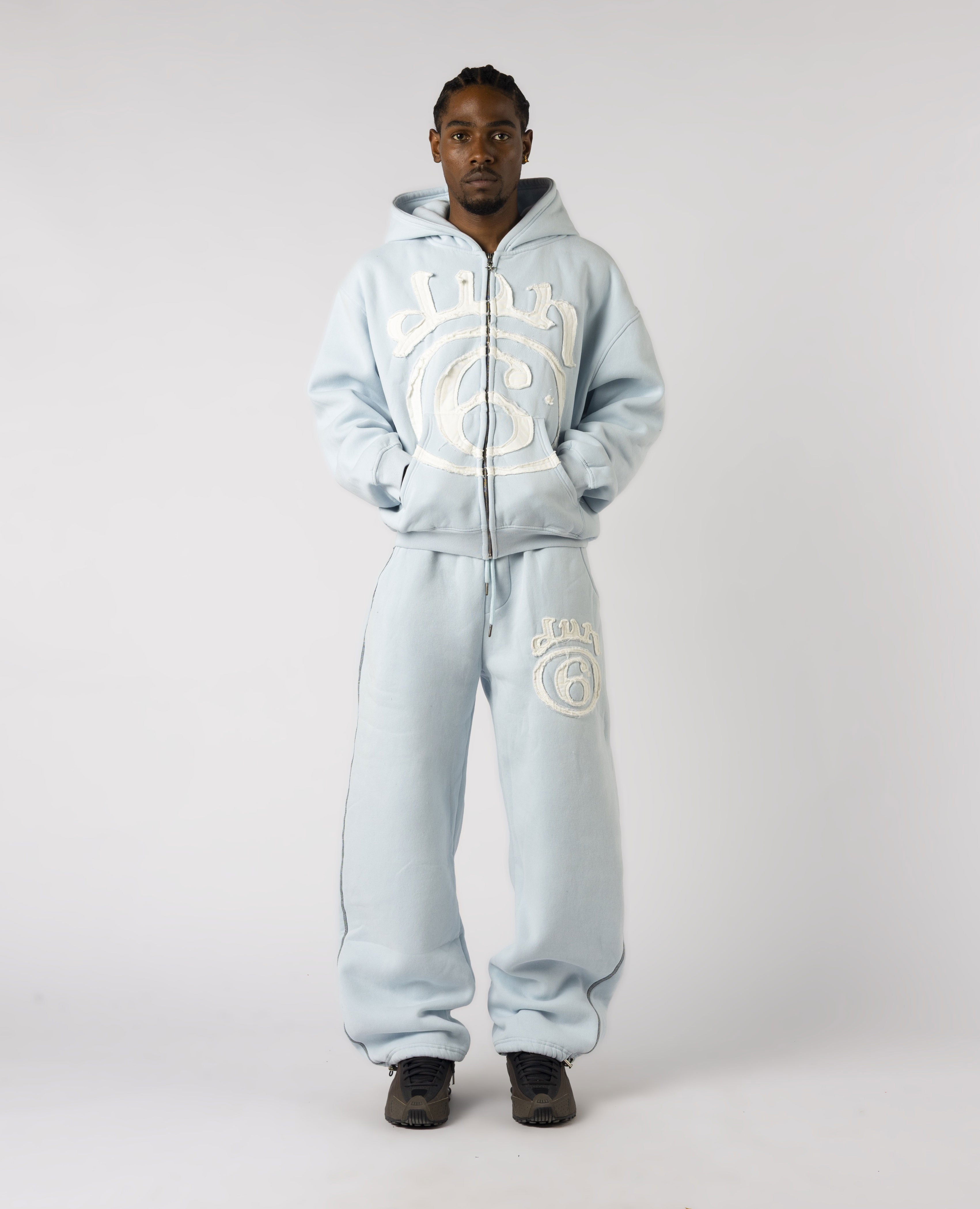 BLUE 6STARS PATCH ZIP