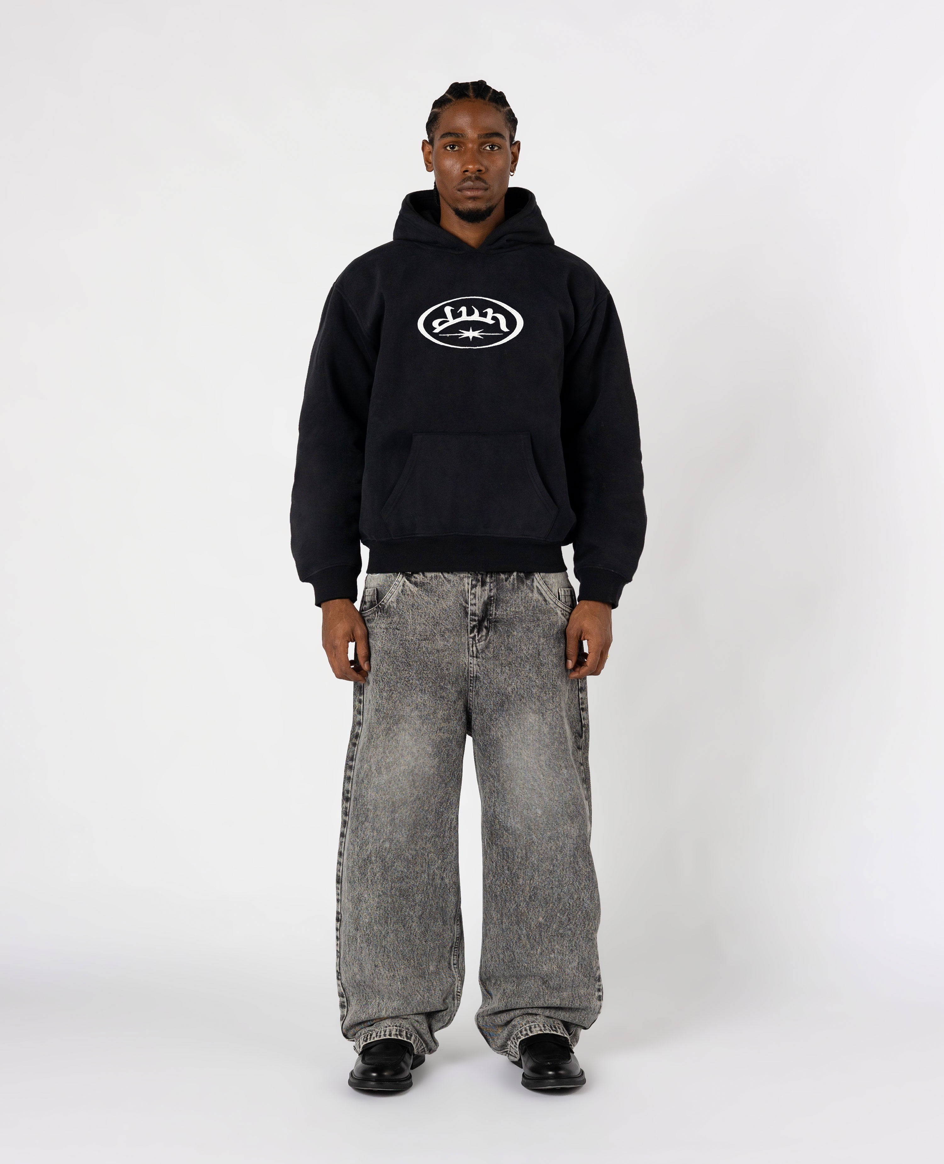 BLACK COMPASS HOODIE