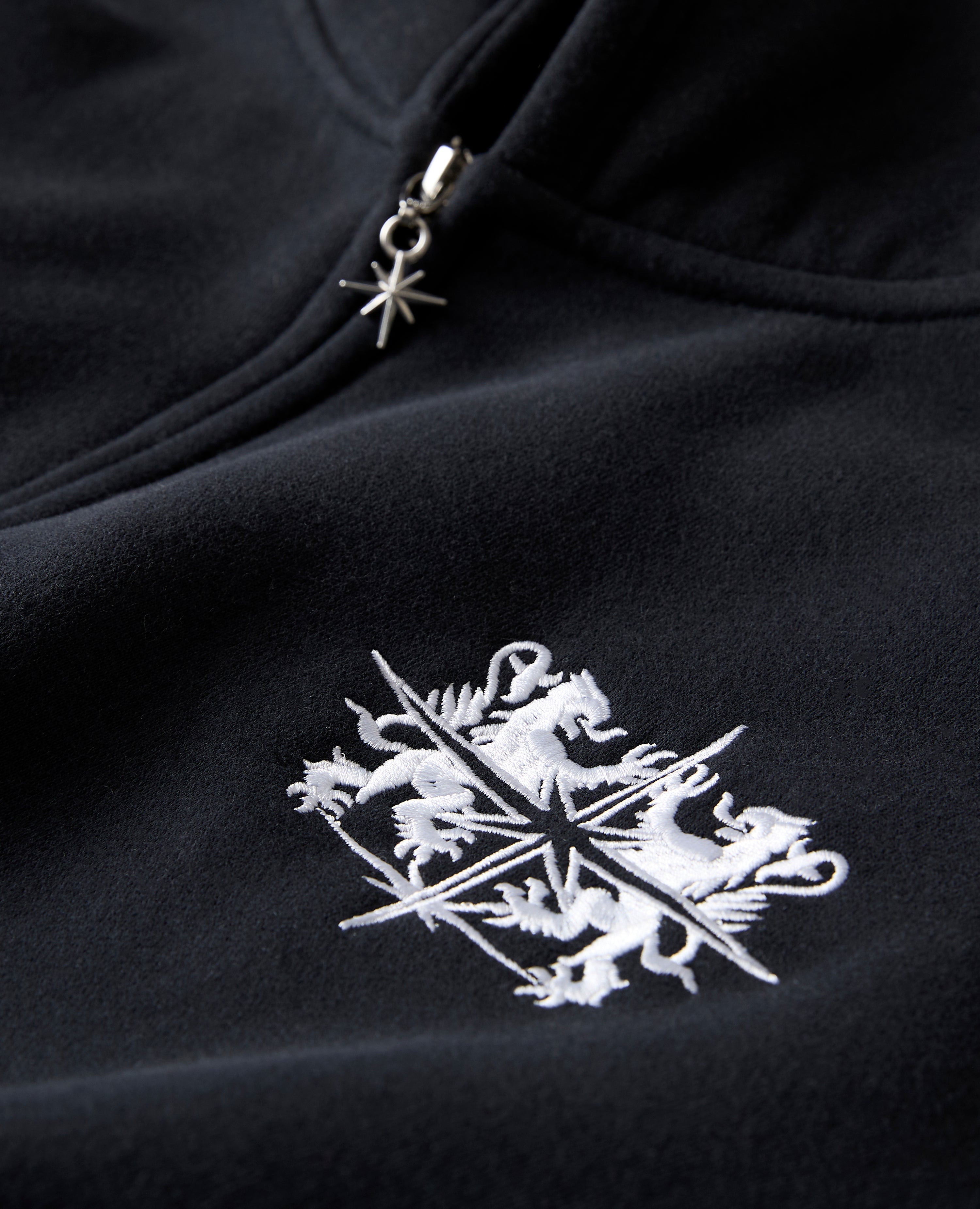 BLACK BLASON ZIP