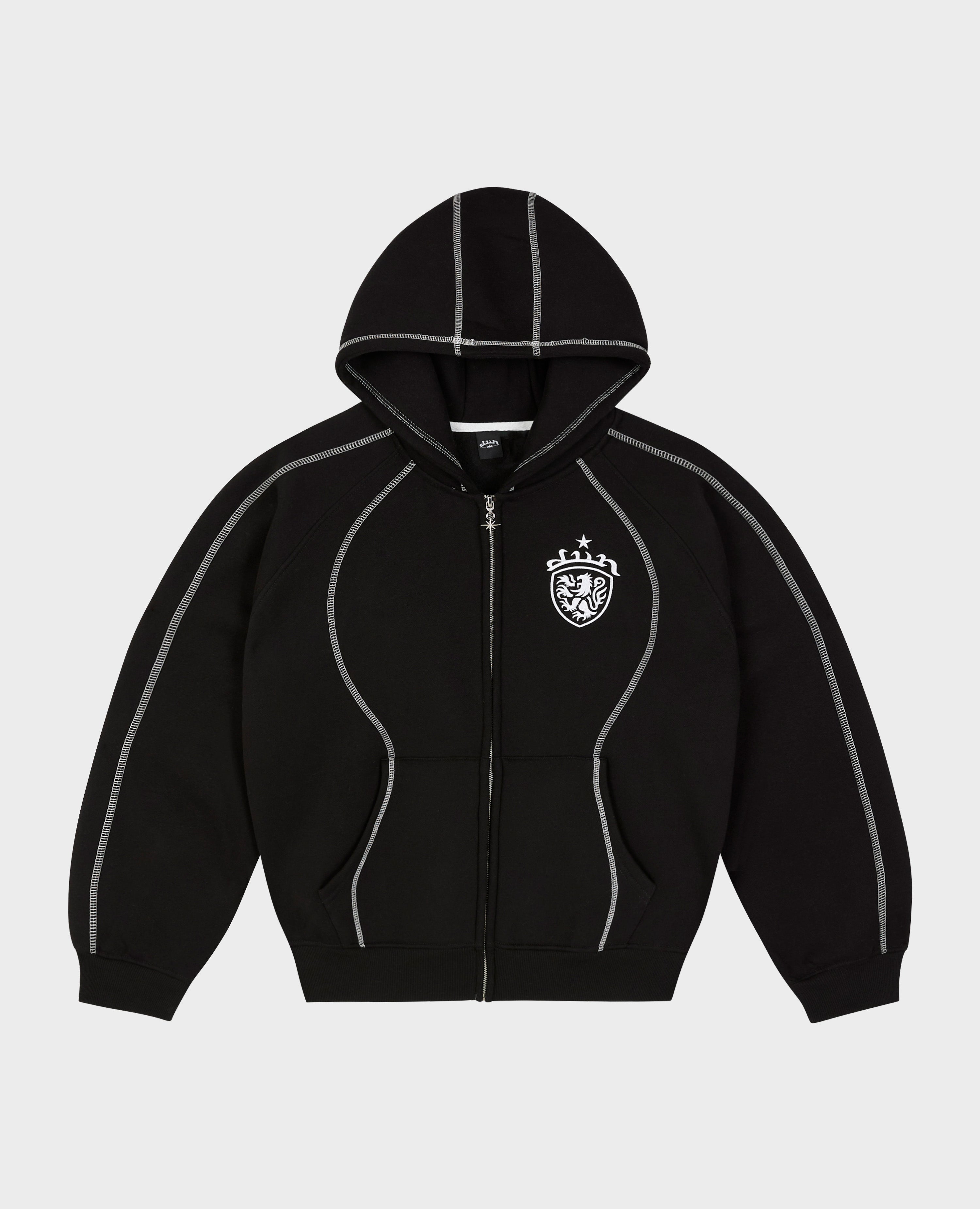 BLACK COAT-OF-ARMS TECH ZIP