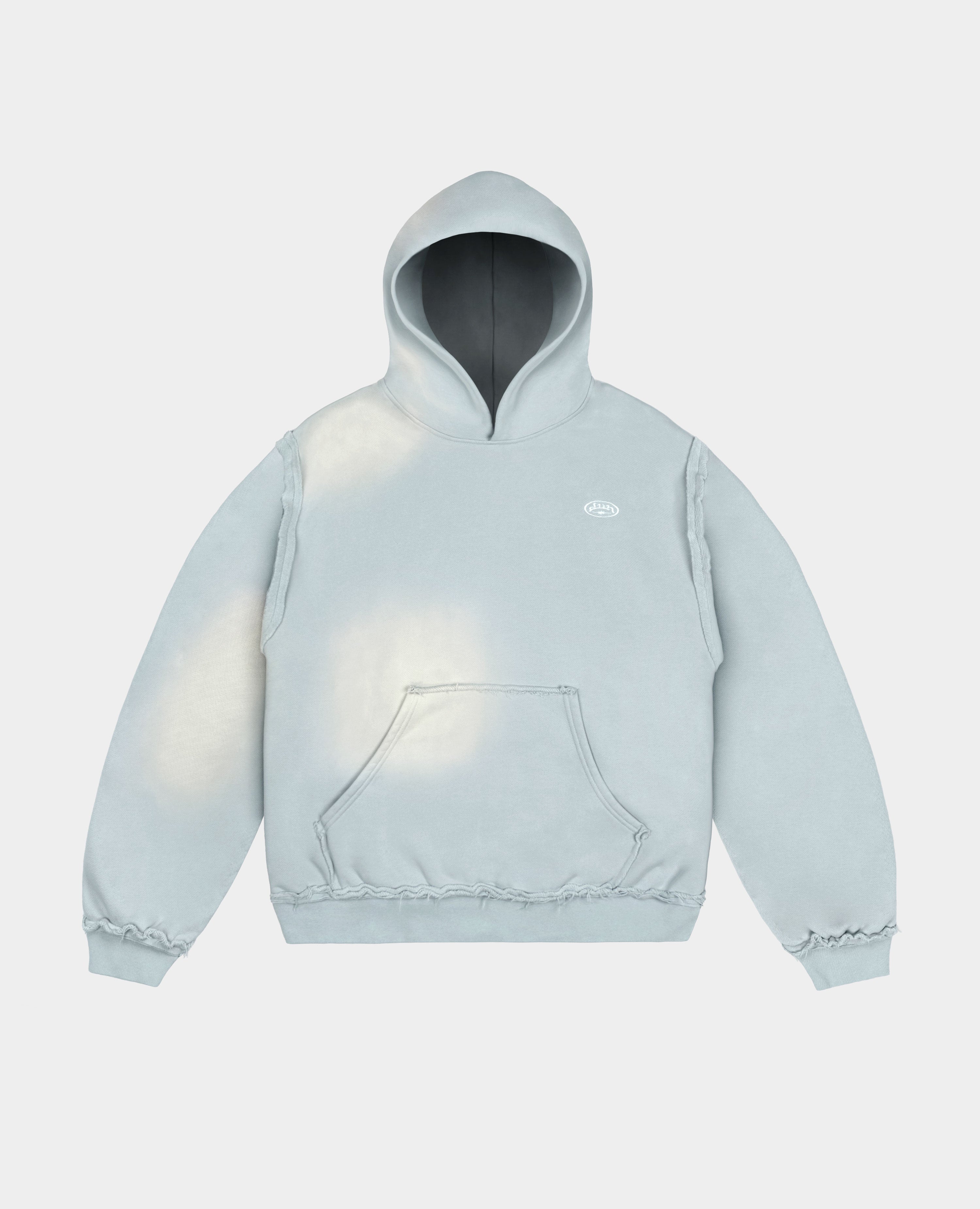 BLUE RAW MILITARY HOODIE