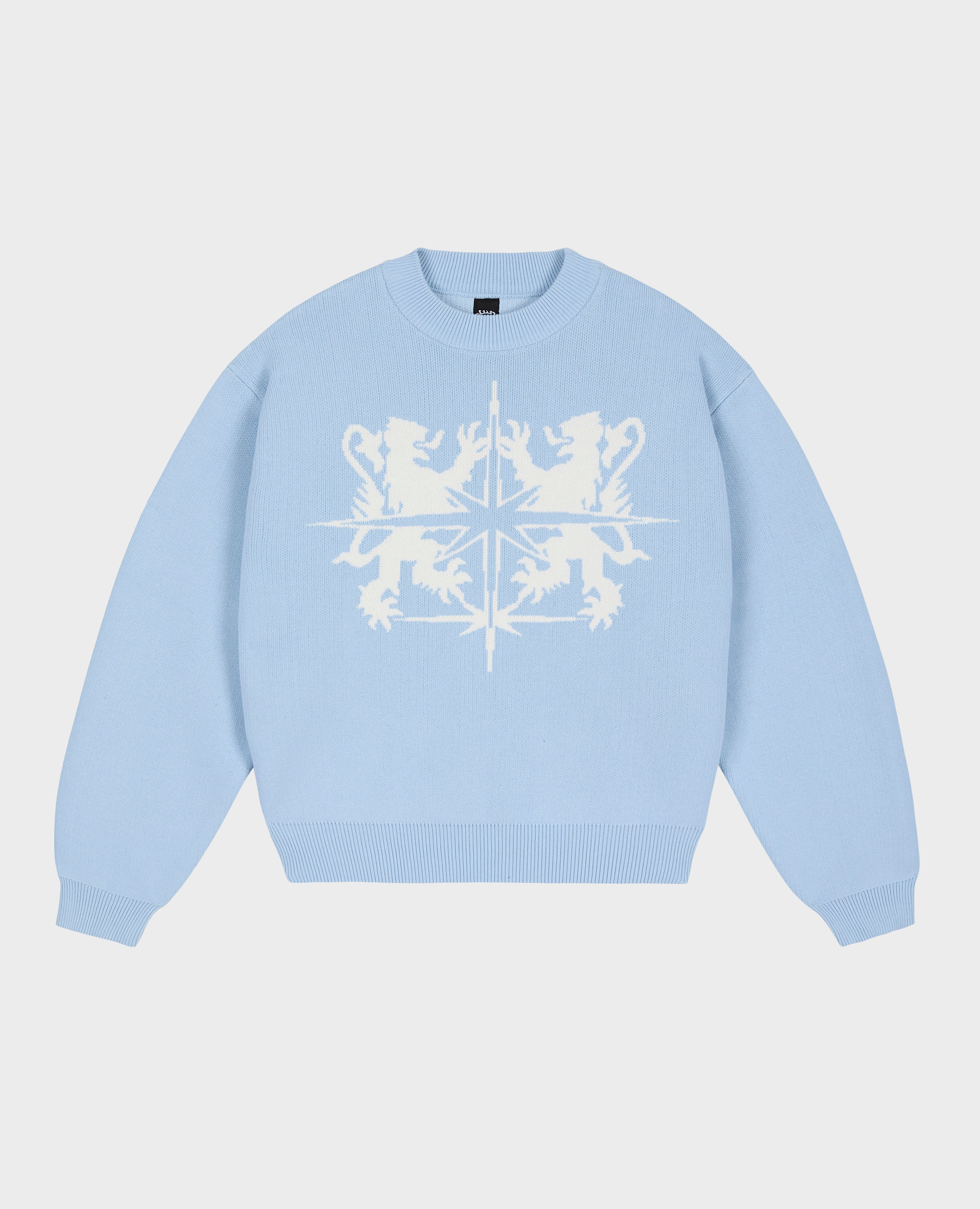 BLUE BLASON KNIT