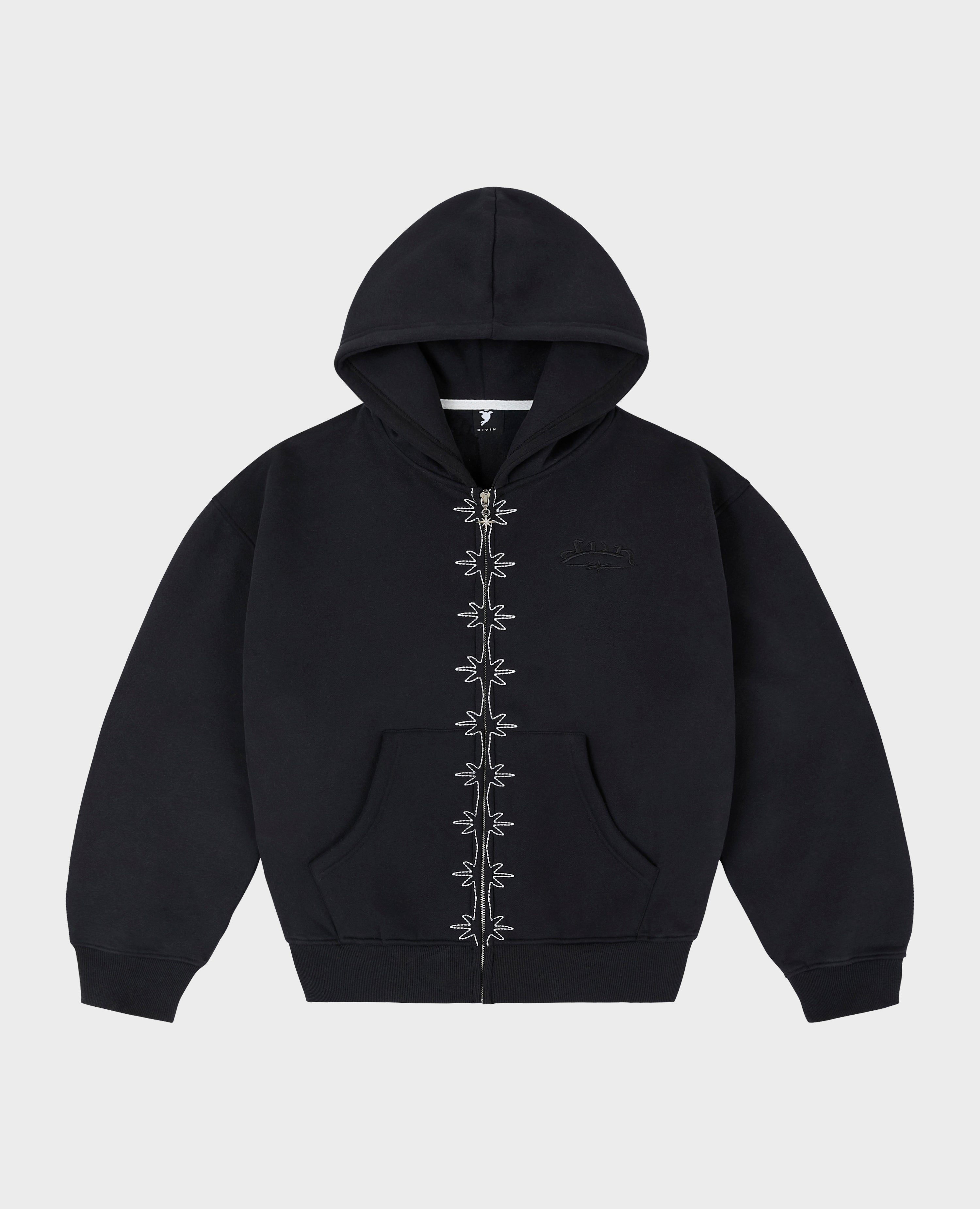 BLACK VERTEBRA ZIP