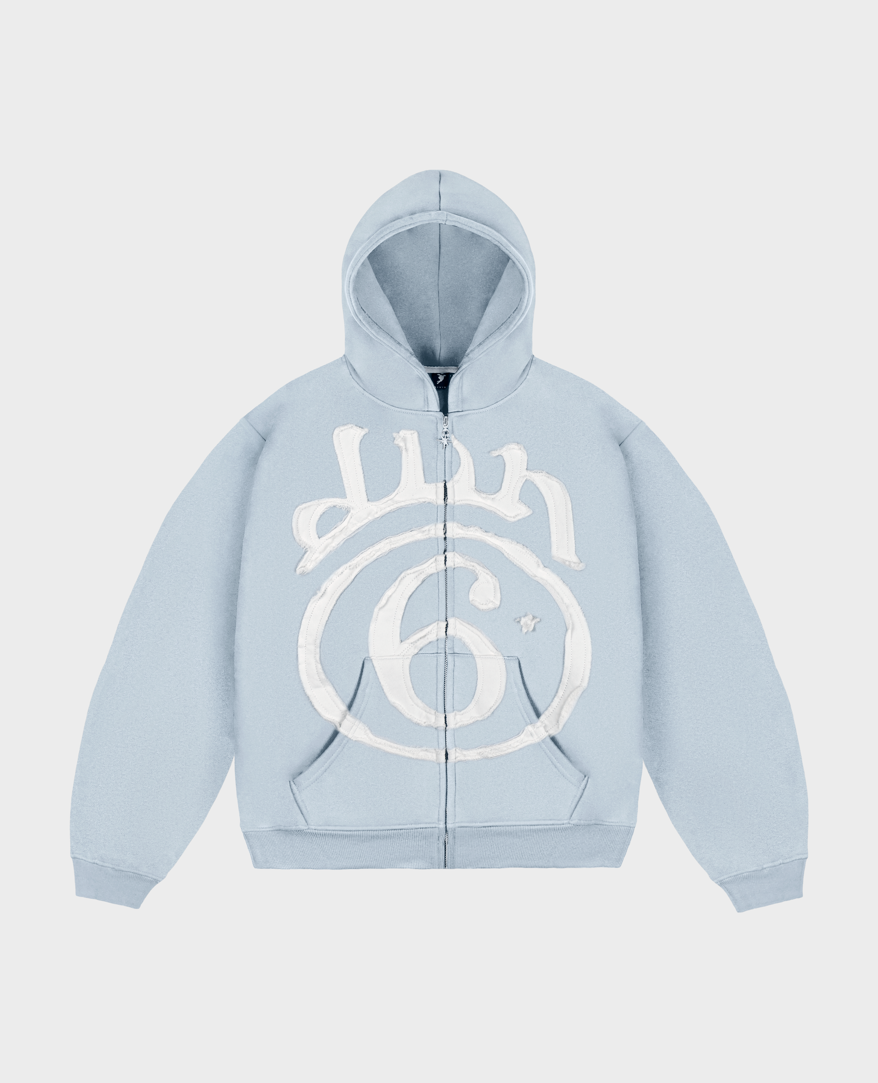 BLUE 6STARS PATCH ZIP