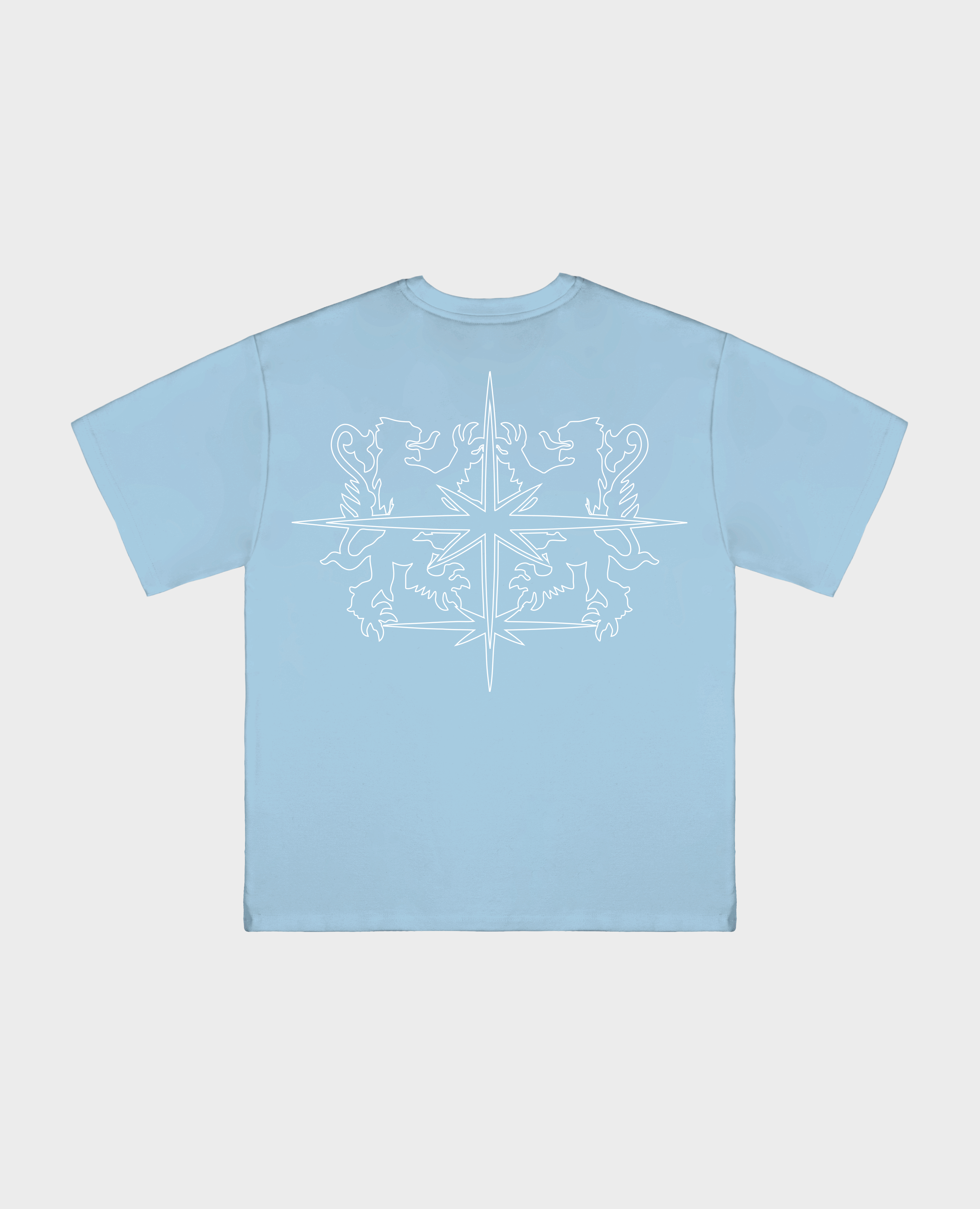 BLUE BLASON T-SHIRT