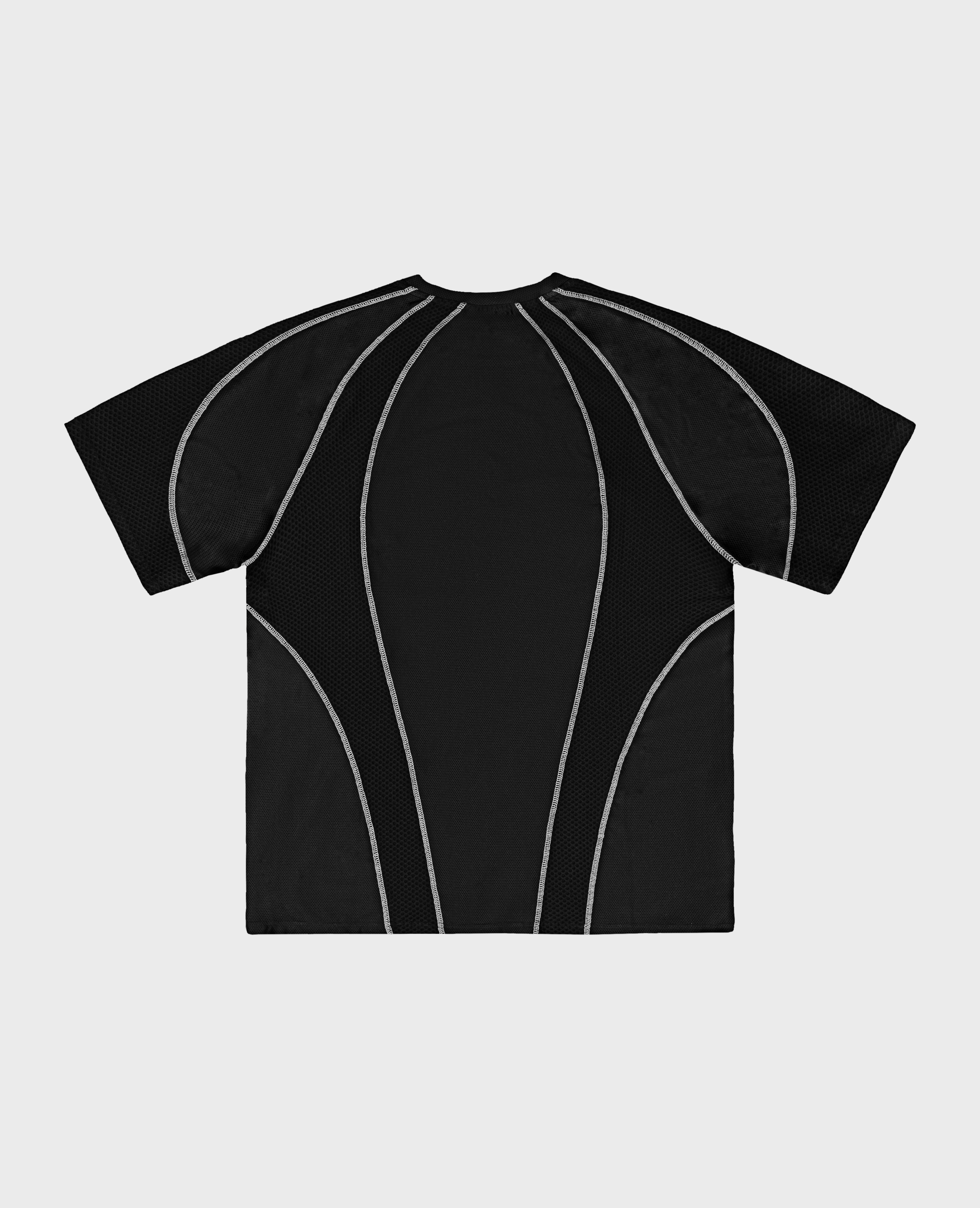 BLACK TECH LINES T-SHIRT