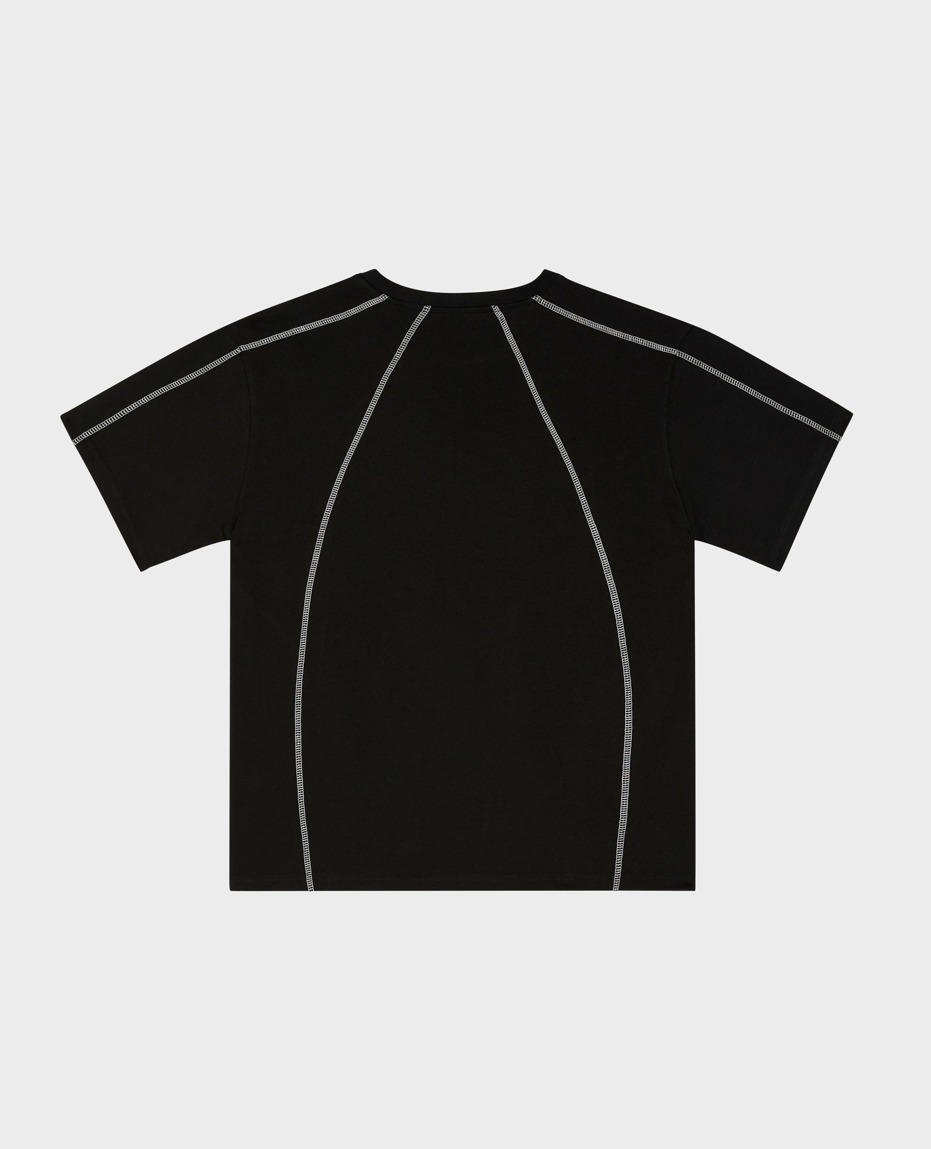 BLACK COAT-OF-ARMS TECH T-SHIRT