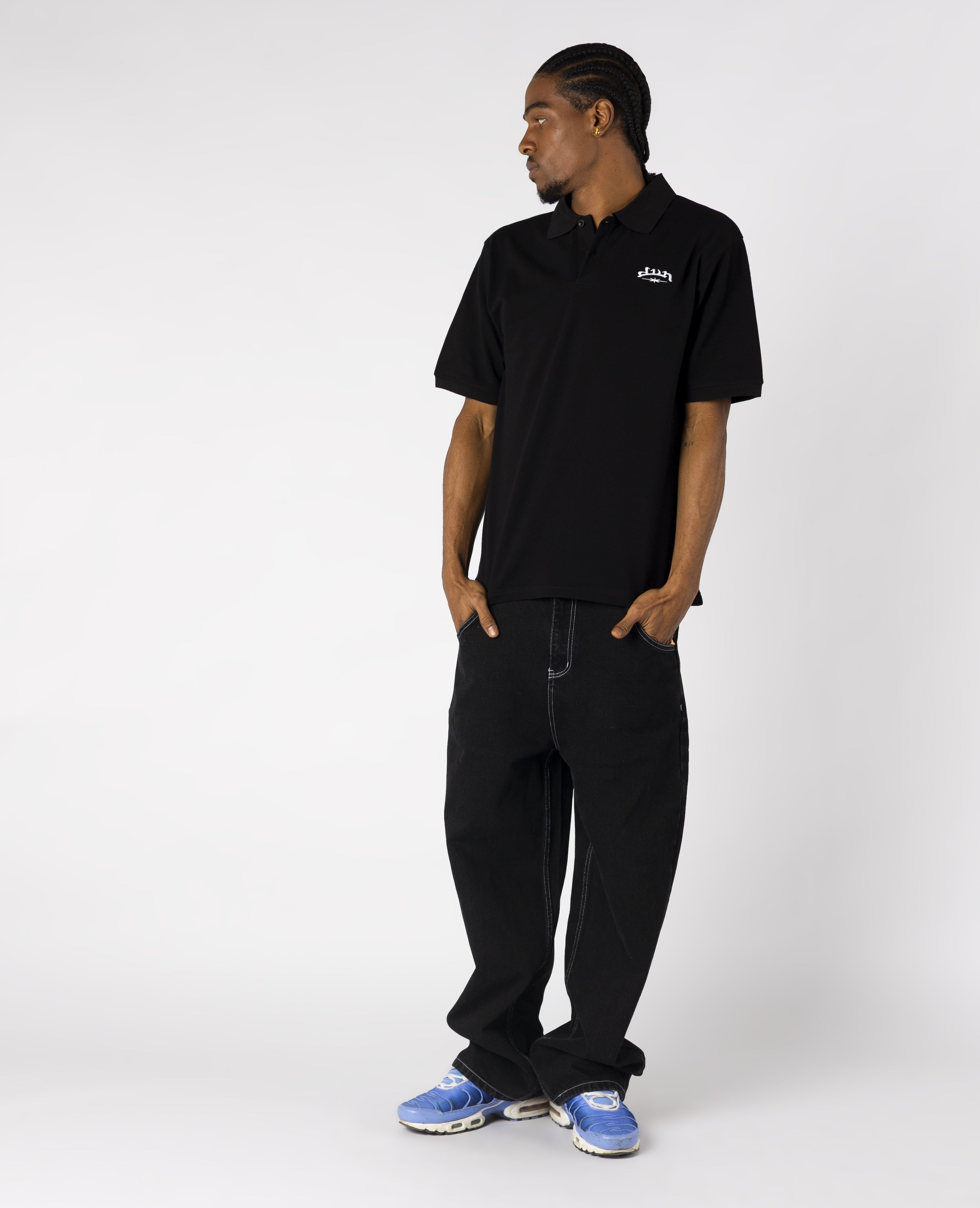 BLACK BASIC POLO