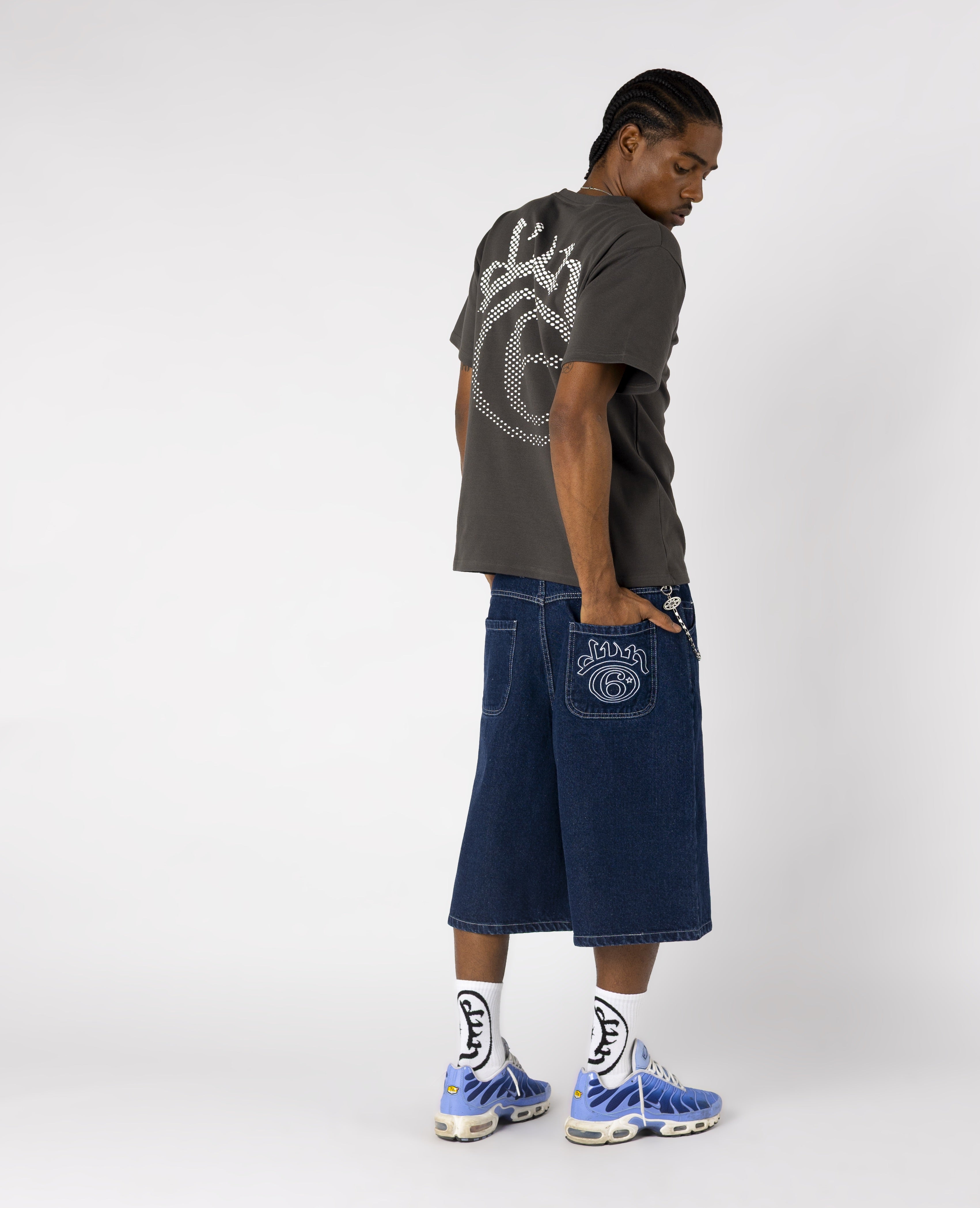 BLUE SIX DENIM JORTS