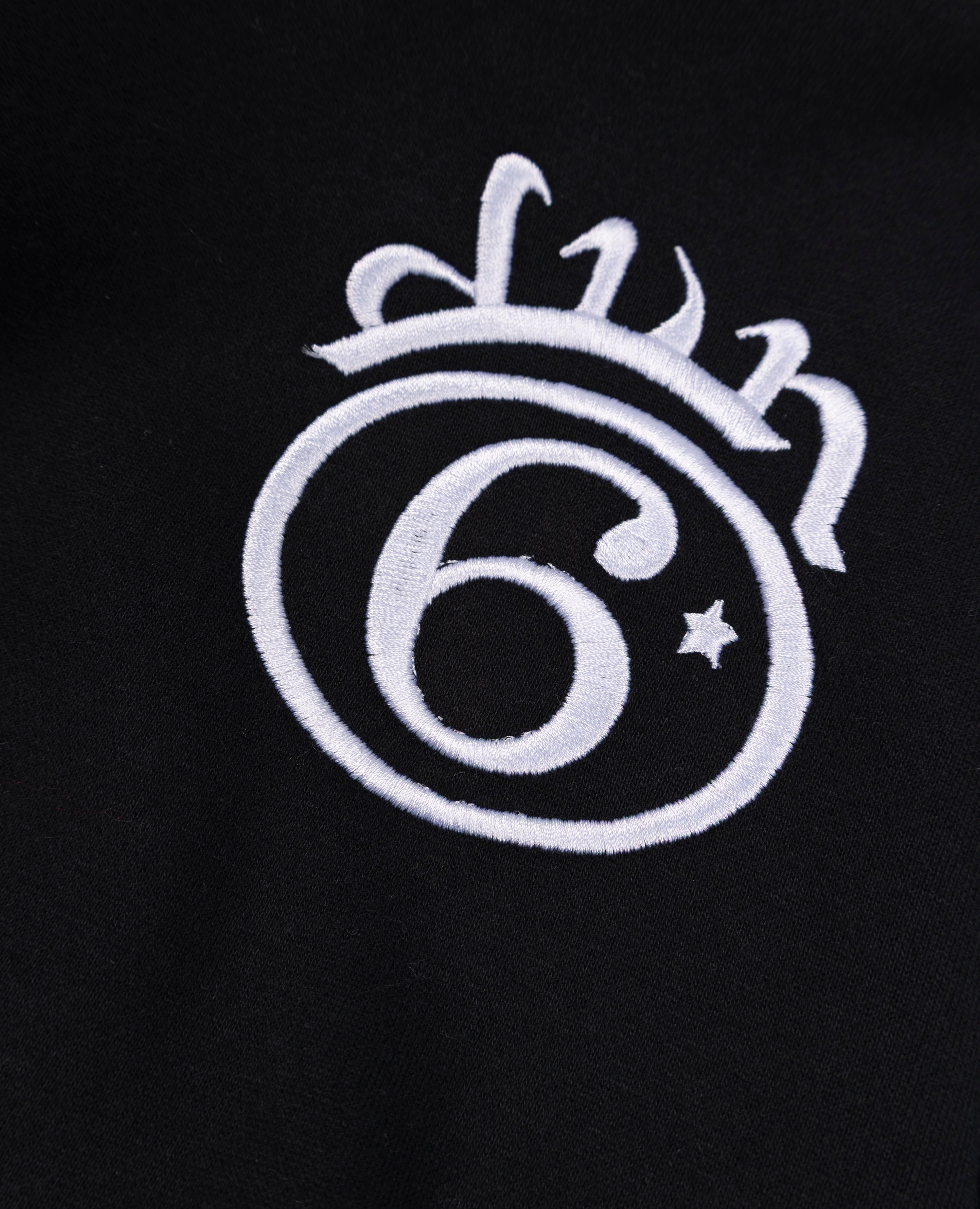 BLACK 6STARS ZIP